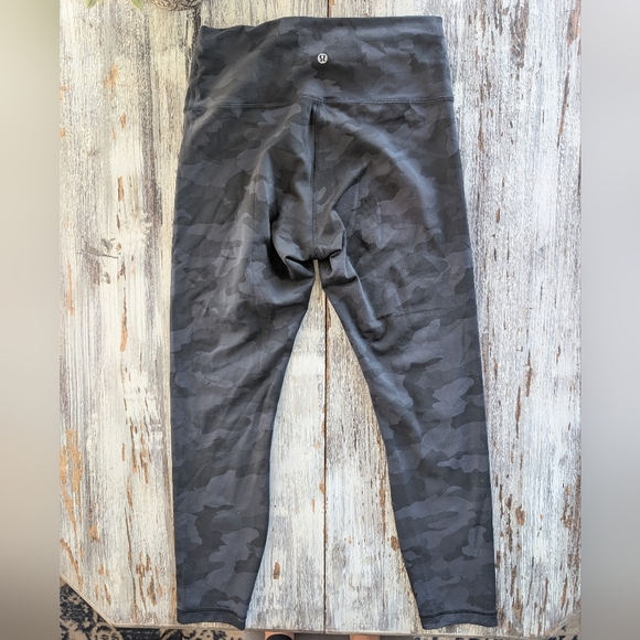 Lululemon Wunder Train High-Rise Tight 25" Camo Women's 10 - Picture 7 of 10